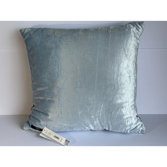 Aqua Velvet Blue Ombré 20"x20" Square Decorative Pillow limited edition - Picture 2 of 6
